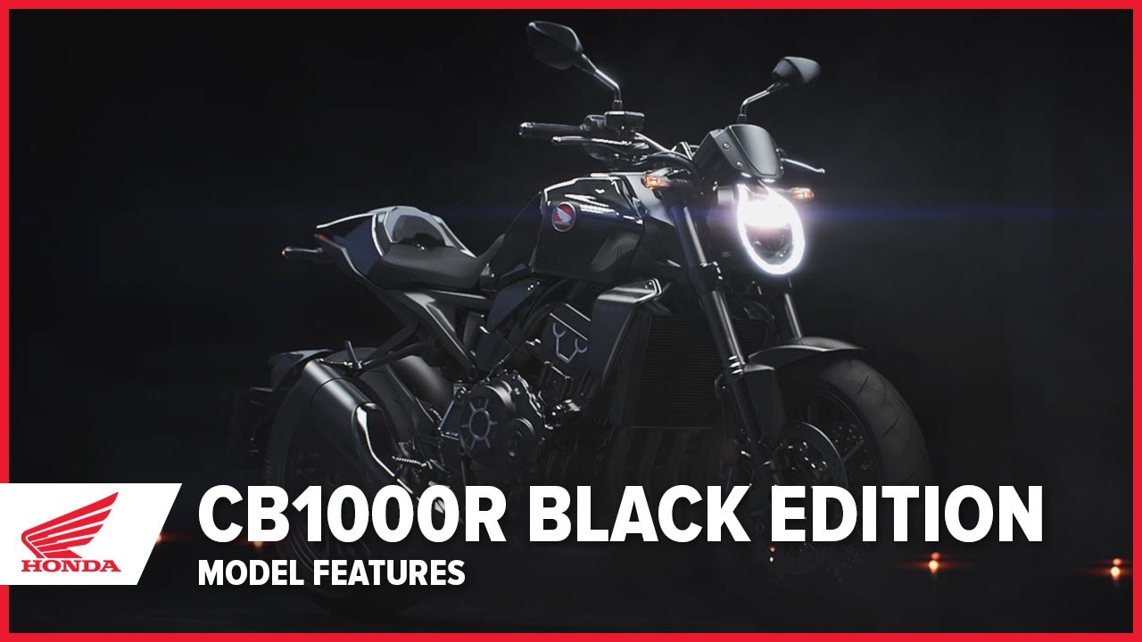 The New 2021 CB1000R Black Edition Model Features