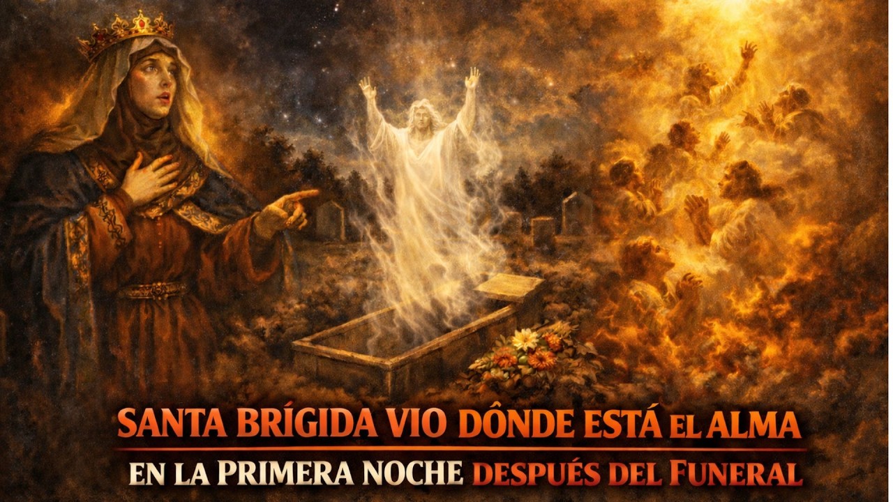 Santa Brígida Vio Dónde Está el Alma en la Primera Noche Después del Funeral