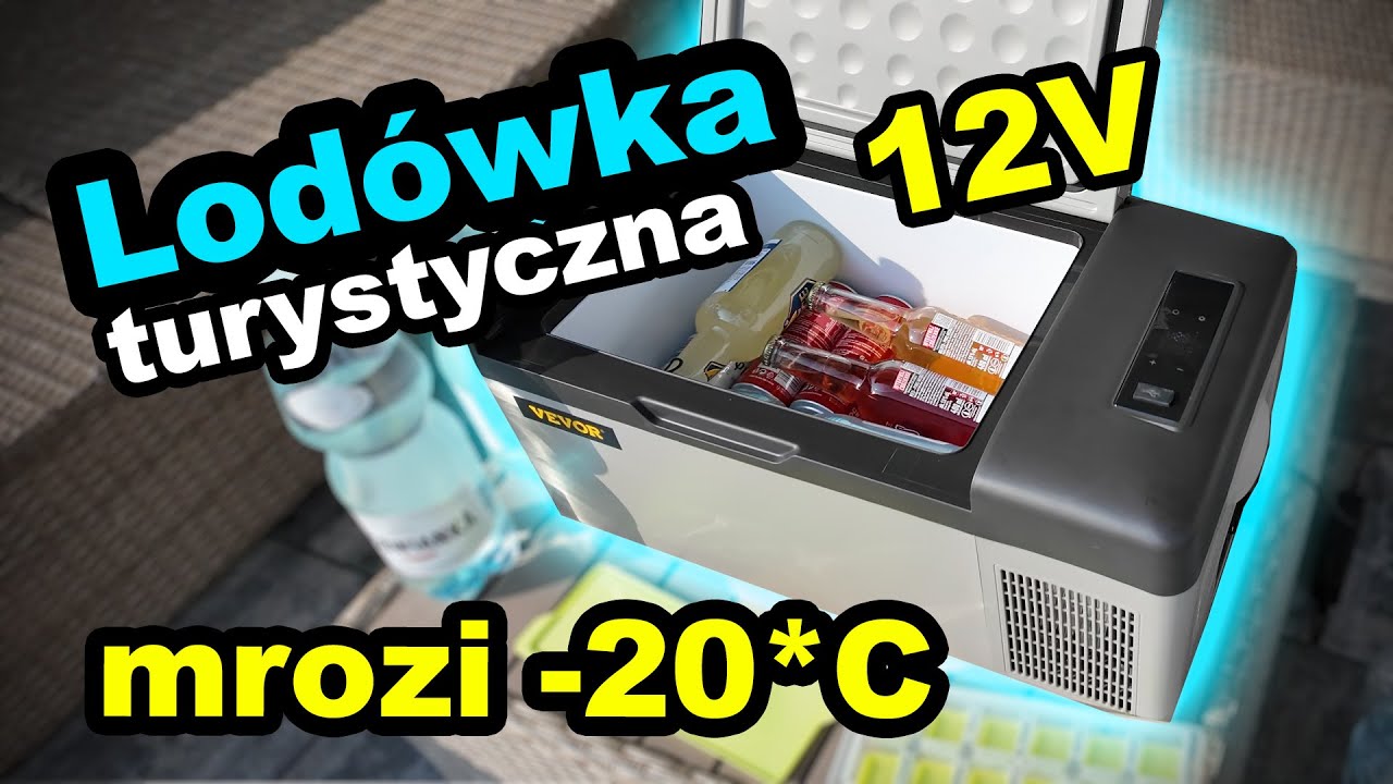Lodówka samochodowa 12V VEVOR - mrozi do -20*C #camping