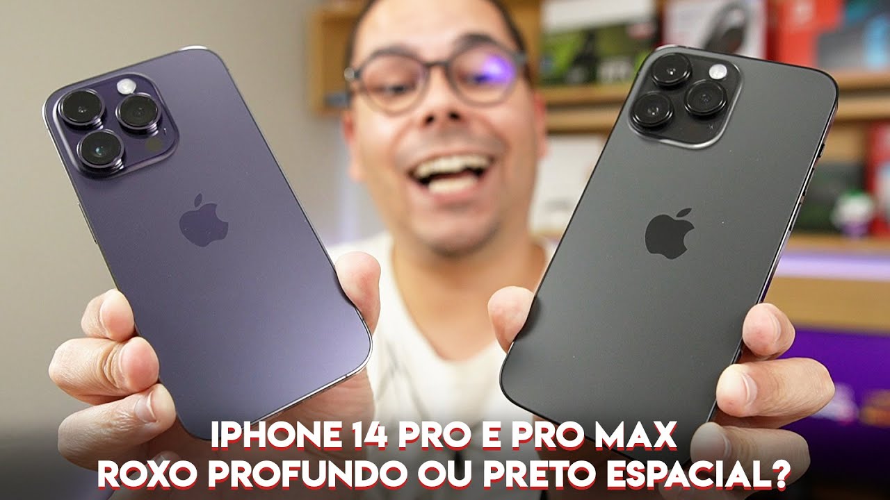 IPHONE 14 PRO E PRO MAX ROXO PROFUNDO OU PRETO ESPACIAL: QUAL IPHONE COMPRAR?