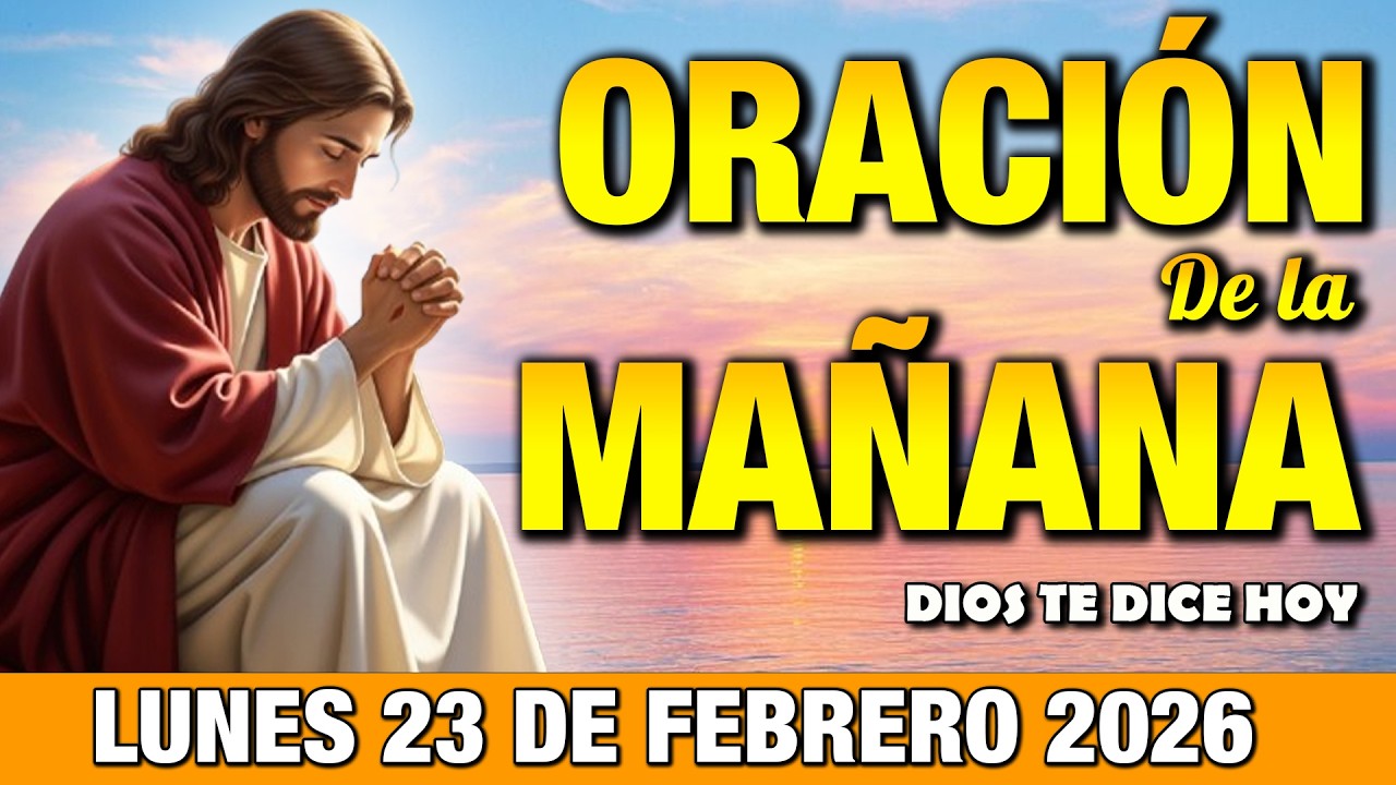 Oración de la Mañana de Hoy Lunes 23 de Febrero l GRATITUD PARA INICIAR EL DÍA CON DIOS