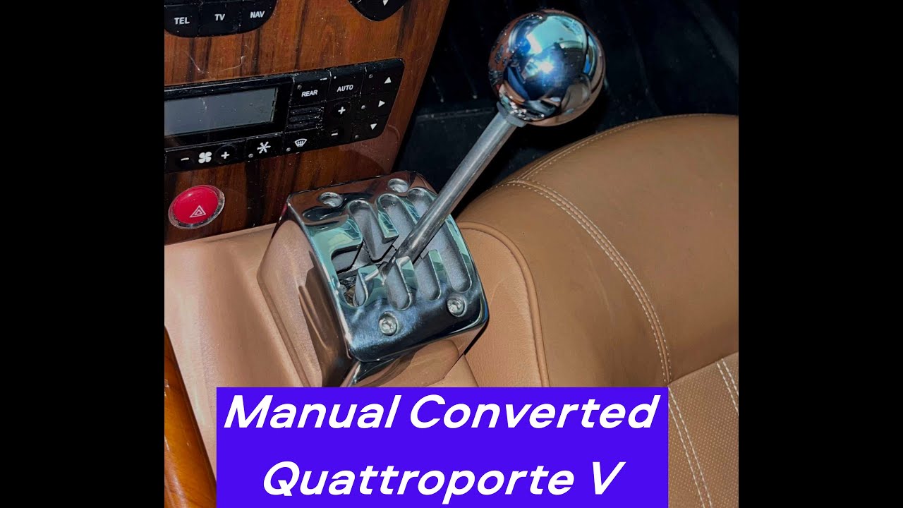 Manual Converted QP5 Maserati Quattroporte V Driving Video