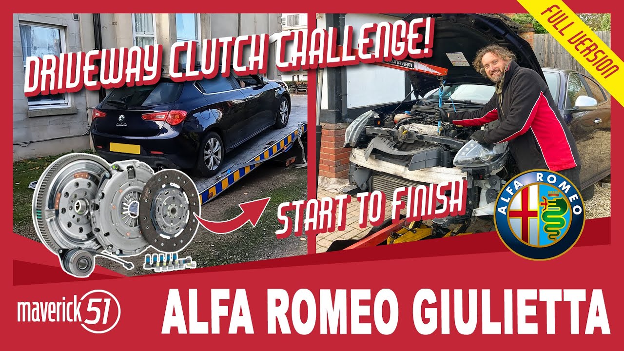 Full Version – Alfa Romeo Giulietta Driveway Clutch Replacement Challenge | With Chapters