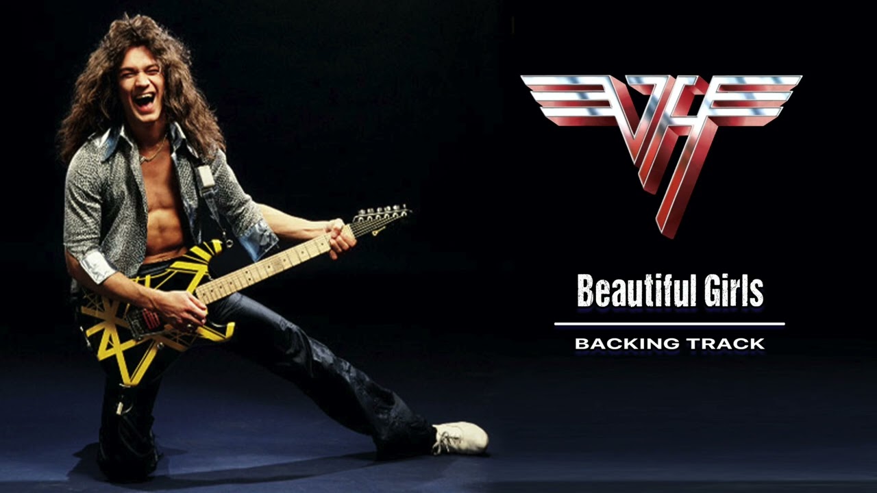 Van Halen - Beautiful Girls - Guitar Backing Track with Vocals
