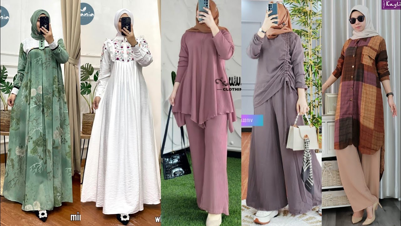 Gamis Terbaru Model Sekarang |  Baju gamis terbaru 2023