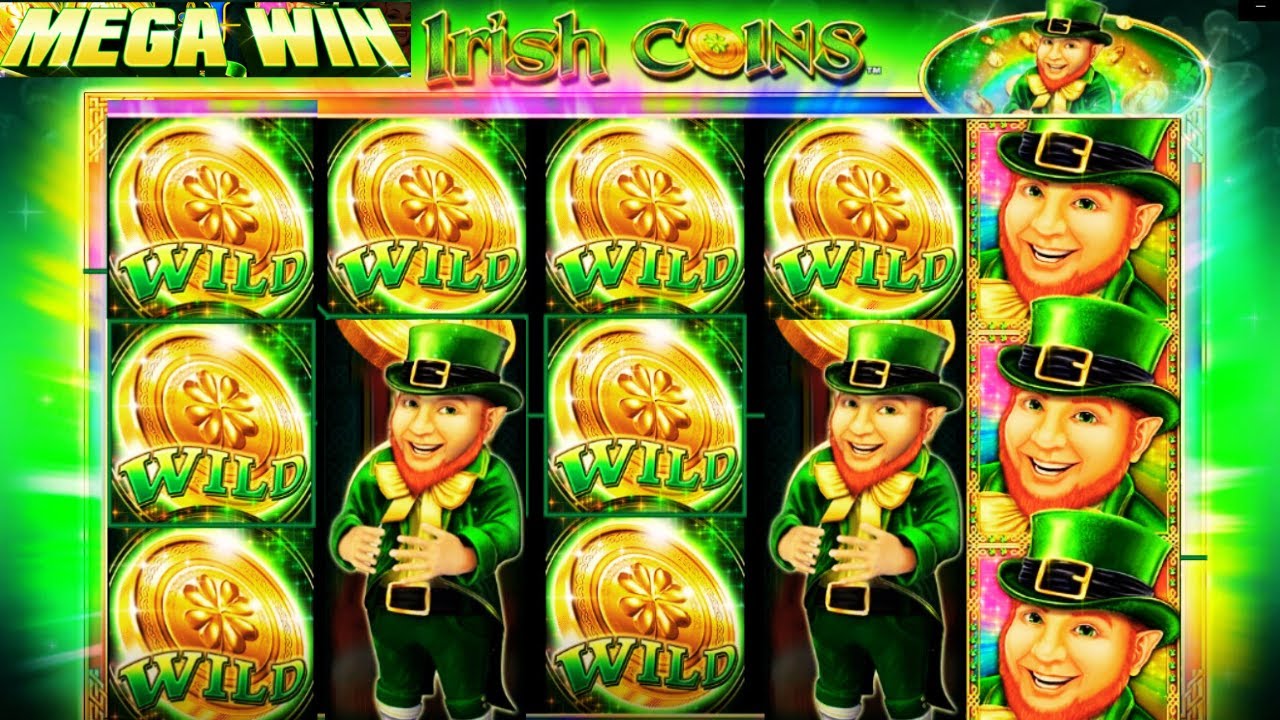 MEGA FREE SPINS IRISH COINS SLOT | HUGE BIG WIN JACKPOT
