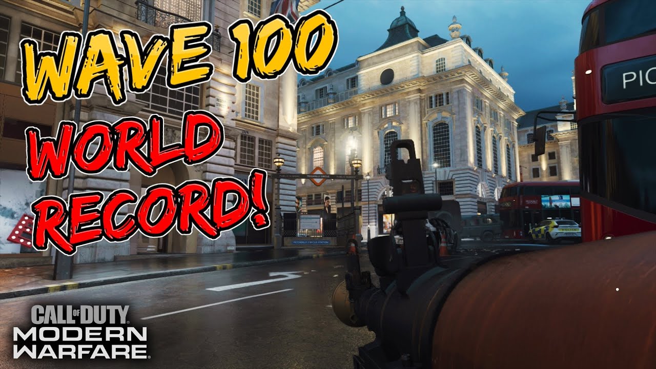 World's First Wave 100 on Modern Warfare Survival - (Piccadilly Circus)