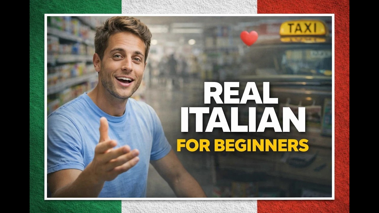 5 Conversazioni 100% Reali in Italiano | Italian for Beginners