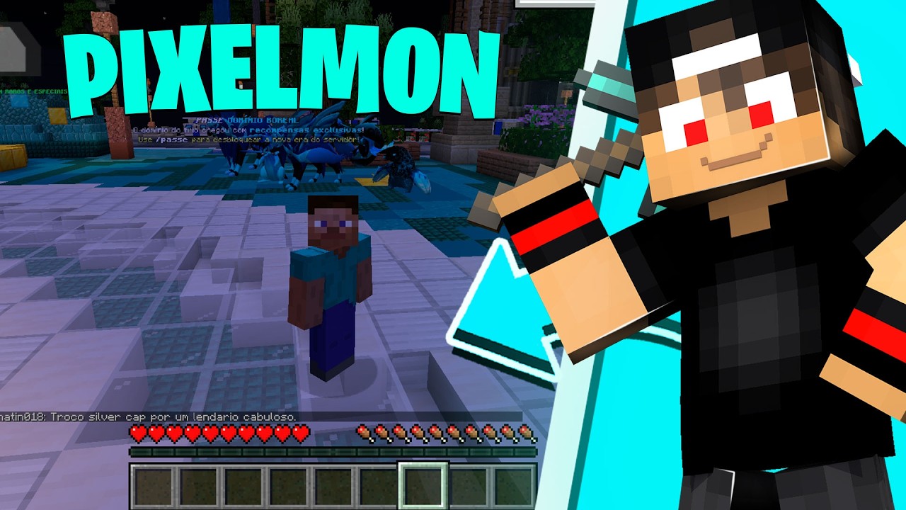 MELHOR SERVIDOR DE PIXELMON DO MINECRAFT!