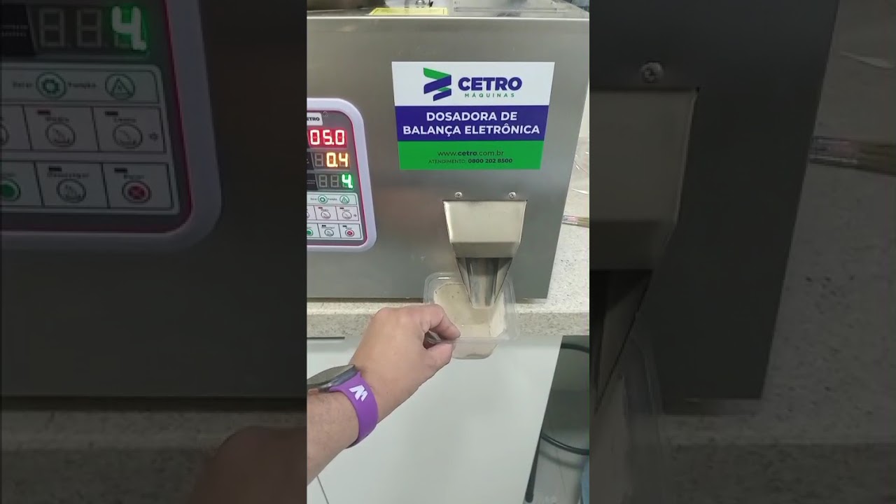 Dosadora com Balança Eletrônica 1-100g CSDM W 100 T - MQ000396