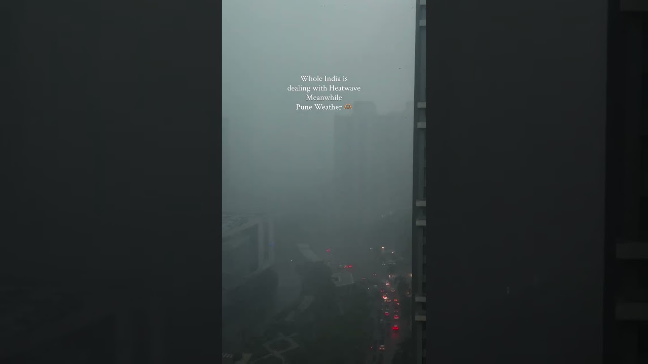 Whole India is dealing with Heatwave Meanwhile Pune Weather #pune #rainseason