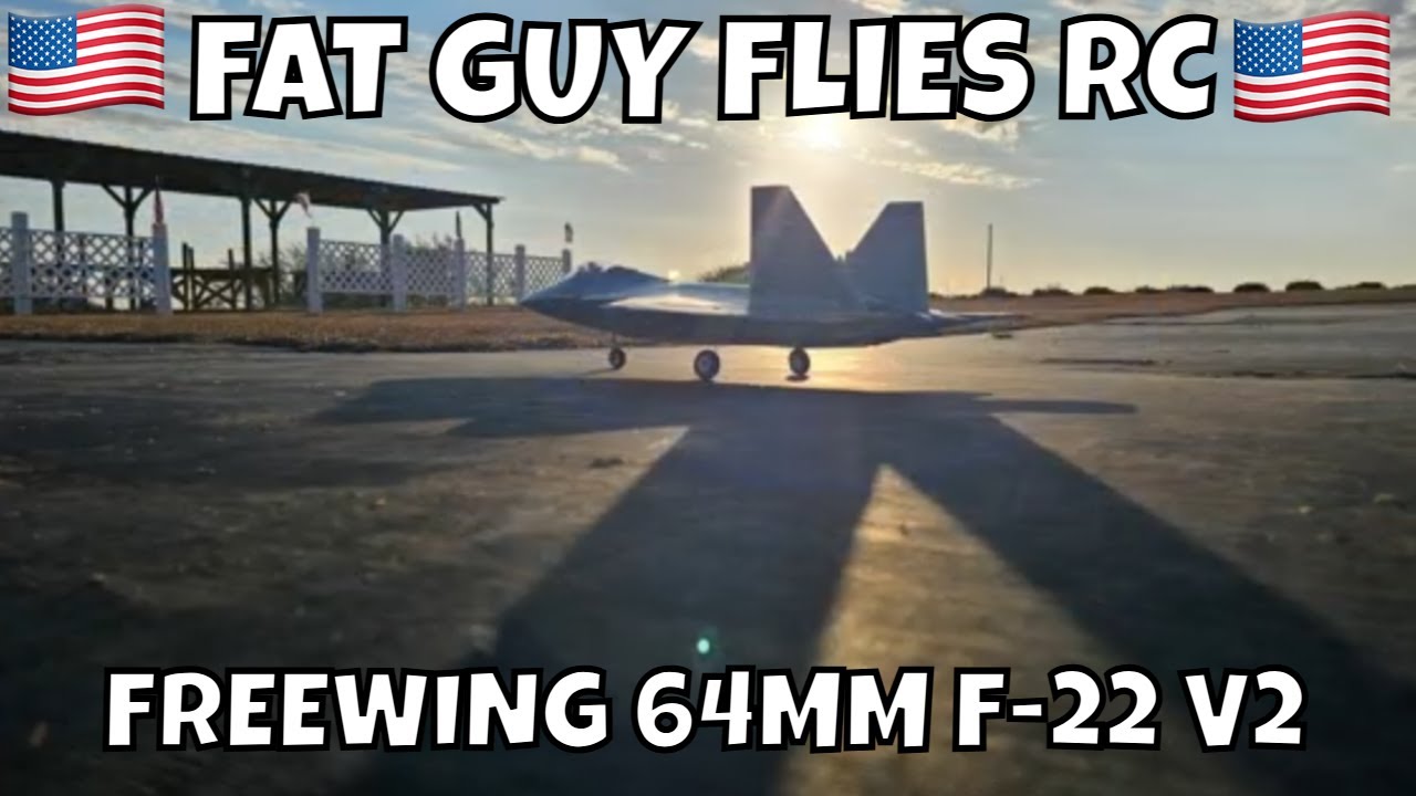 Freewing 64MM F-22 V2: новый обзор 2026 года от FGFRC #авиация #радиоуправляемыереактивныесамолет...