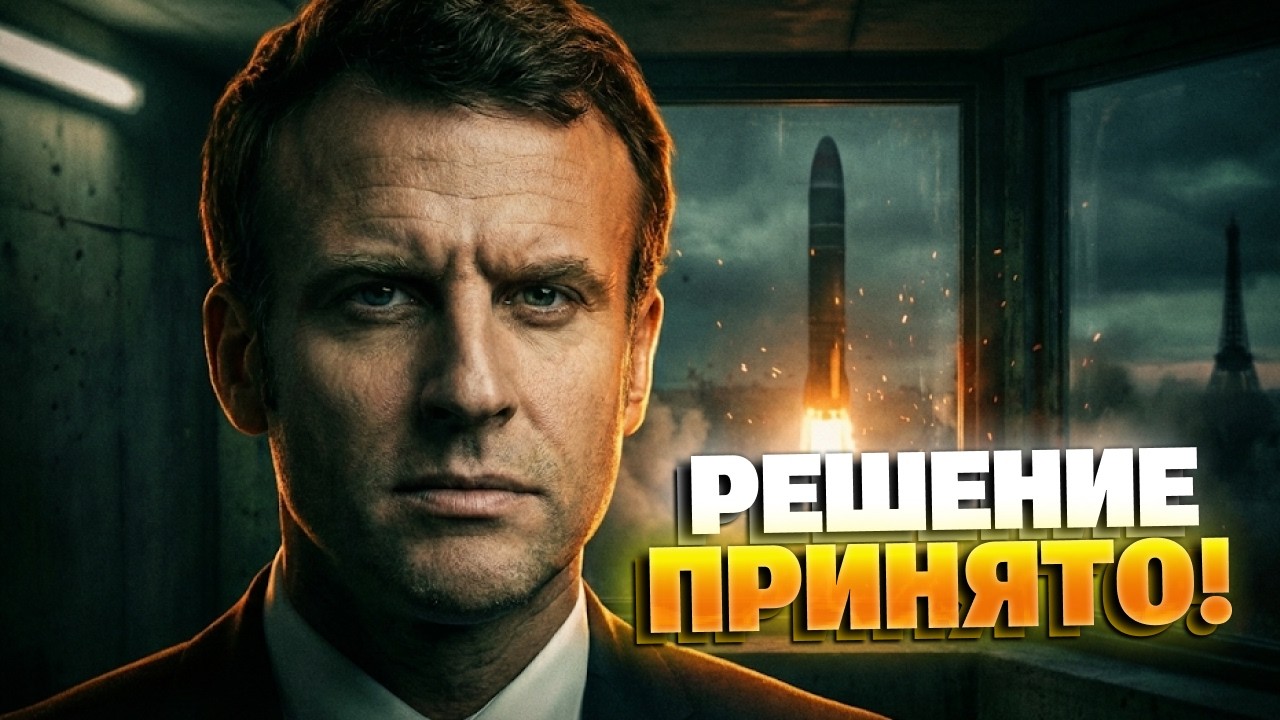 СРОЧНО! Секретный план Макрона: Франция готовит ЯДЕРНЫЙ ОТВЕТ Путину!
