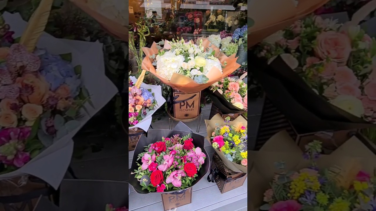 London Luxury Flower Shops 💐 #shorts #london #spring #flowers #florist