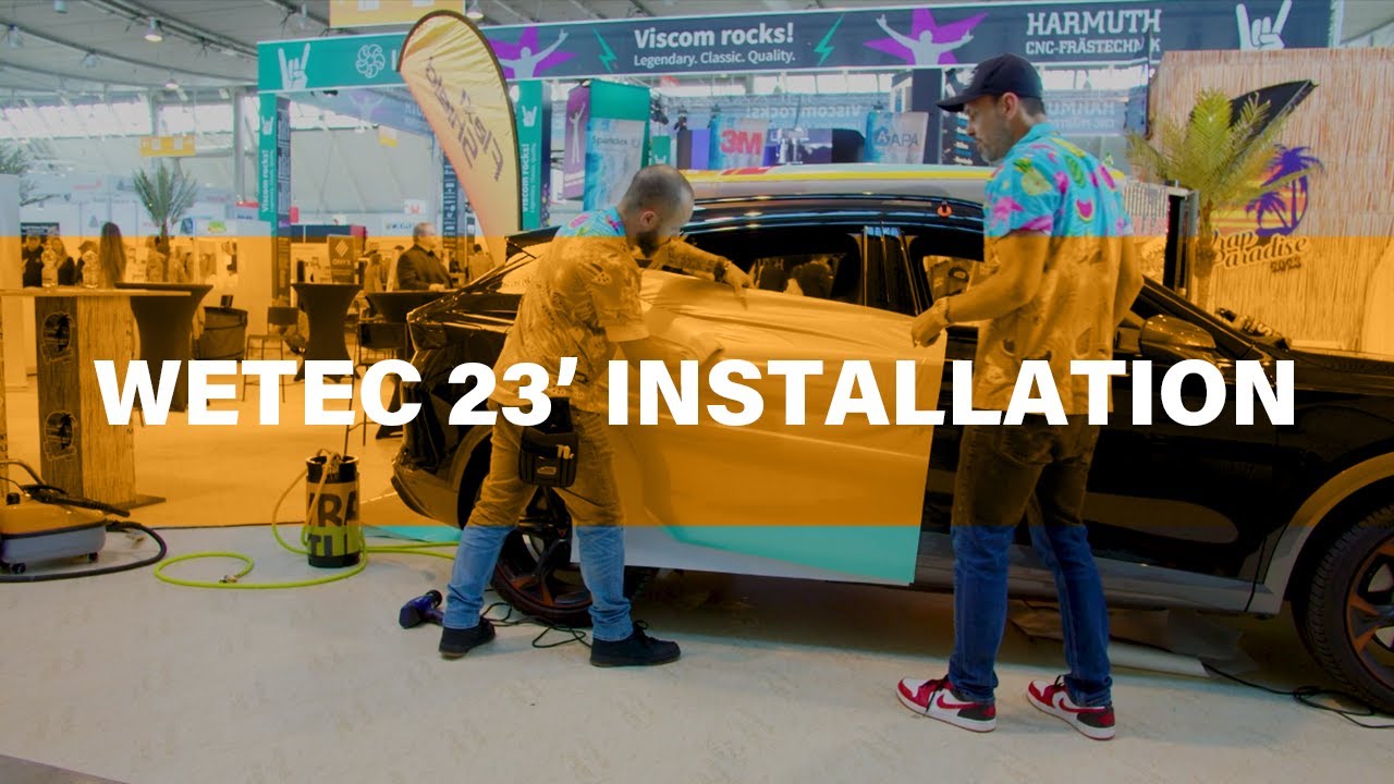 FlexiShield | Wetec 2023 demo - color ppf installation demo with Justin Pate and Dimas Brasil