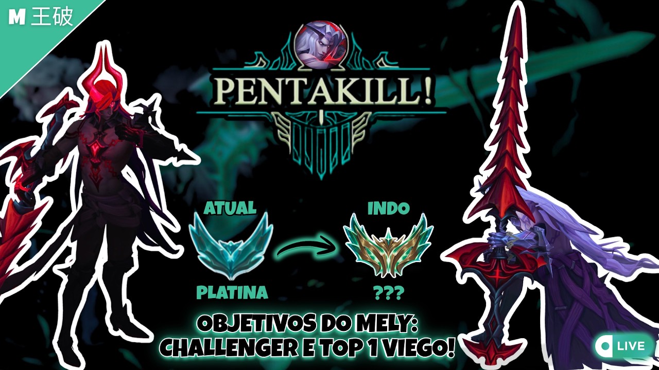Ô REI DESTRUIDO NA MORTE RENASCIDO SUAS ESPADAS RETOMA🗡 MONO VIEGO 🜲!  || Jorge Melyodas 王破 || #LOL