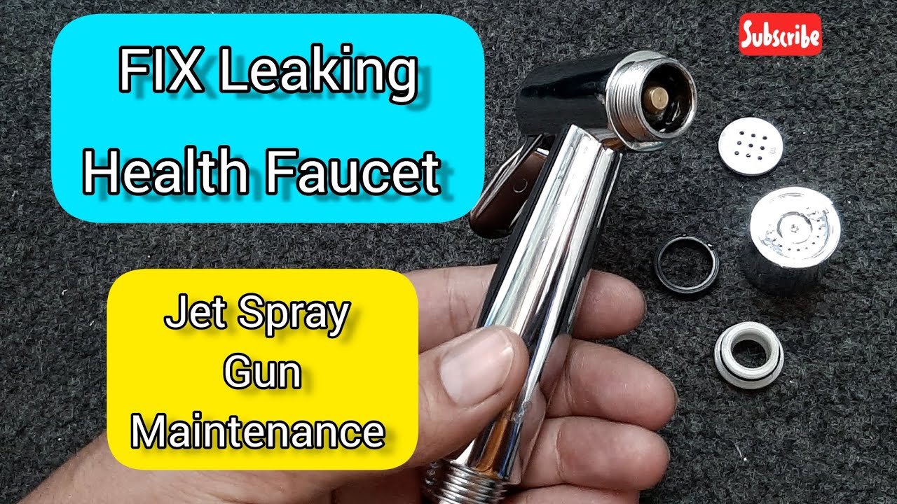 How to Fix Leaking Health Faucet | Toilet Jet Spray Gun Maintenance | Low Pressure Health Faucet |