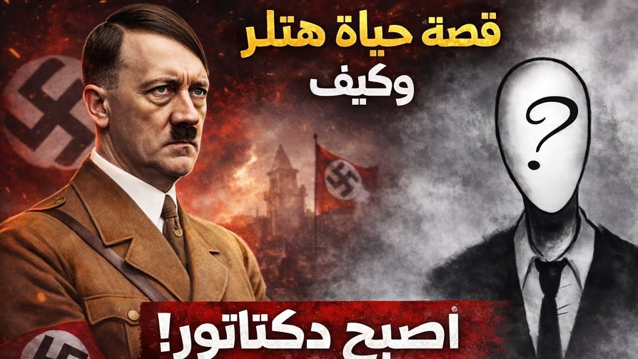 هتلر | من فنان فاشل لديكتاتور ارعب العالم (قصة حياة مختصرة) 