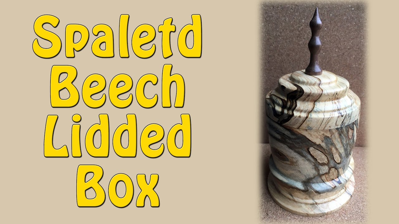 Spaletd Beech Lidded Box - Episode 37