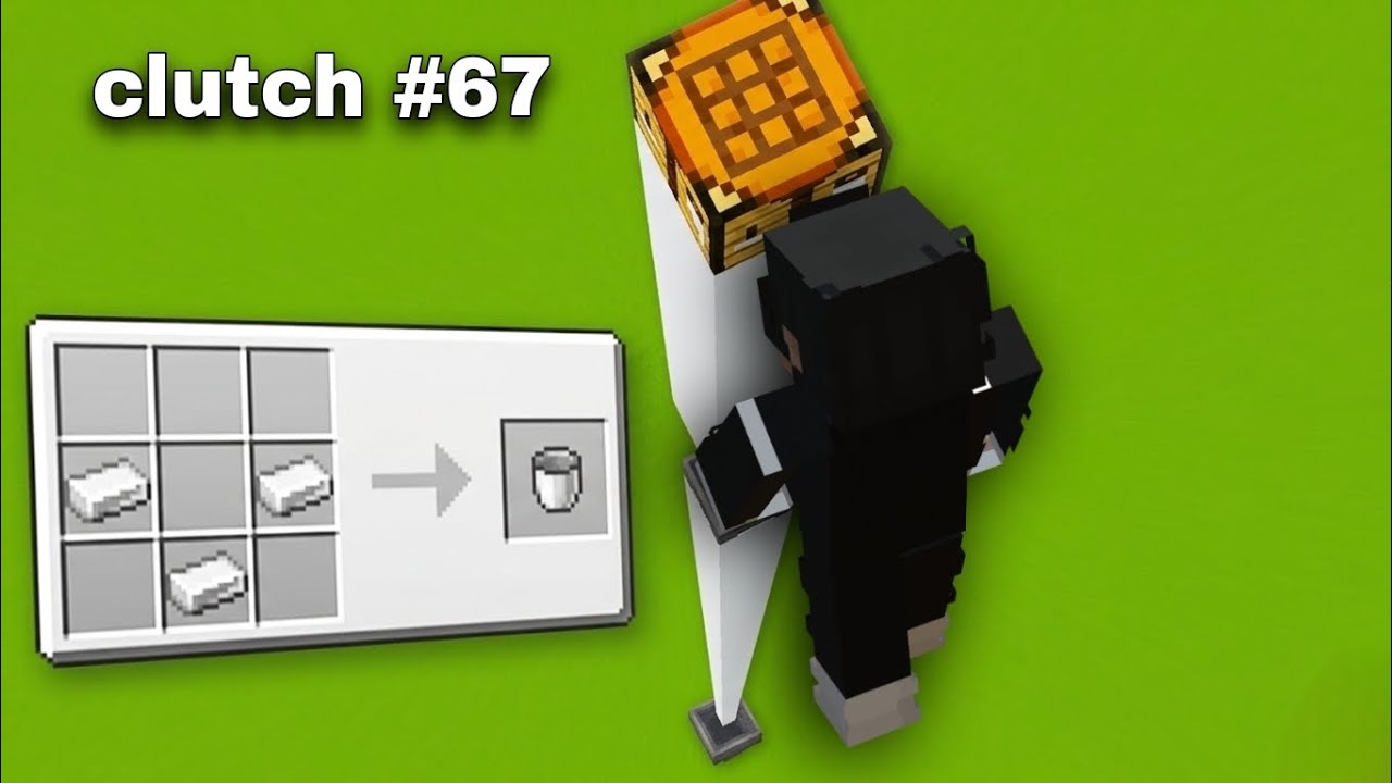 I PERFORM EVERY SINGLE CLUTCH IN MINECRAFT#minecraft 