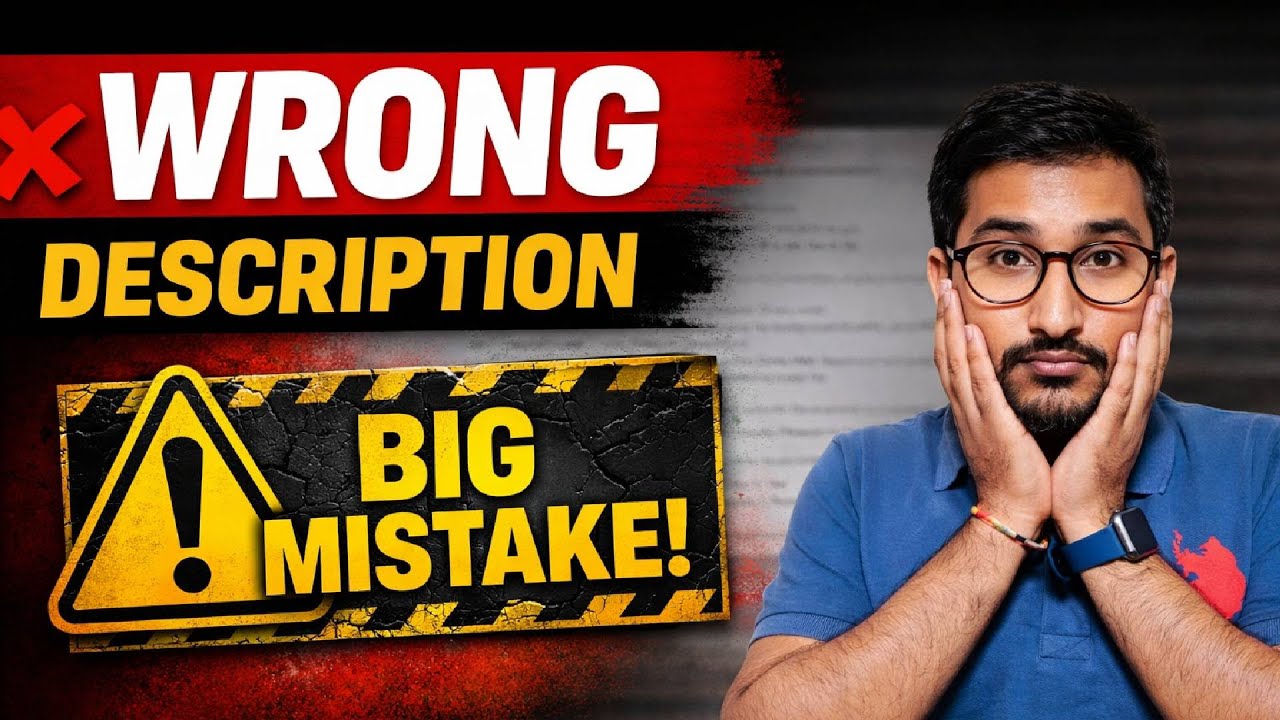 YouTube Description में ये गलती की तो Views नहीं आएंगे | Best SEO Format Explained