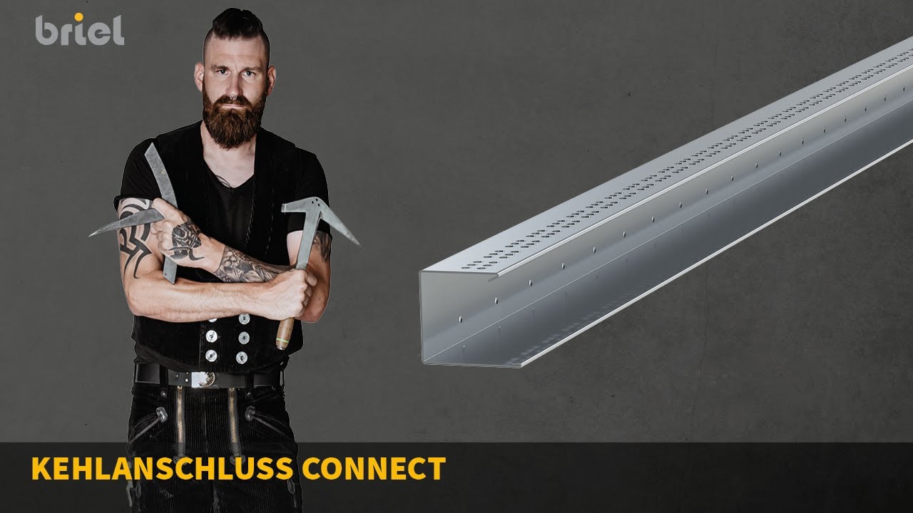 Dachdeckermeister mit super Idee f&uuml;r die Kehlausbildung / Kehlanschlussprofil Connect