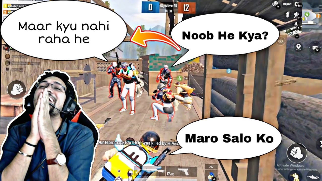 TROLLING NOOB PRANK NOOB VS PRO | PUBG MOBILE FUNNY PRANK IN TDM | MAYUR GAMING