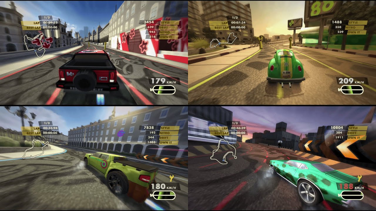 NFS NITRO | ALL ARCADE VEHICLES CLASS C GRAFFITI AND TAGS + UNPLAYABLE ONES