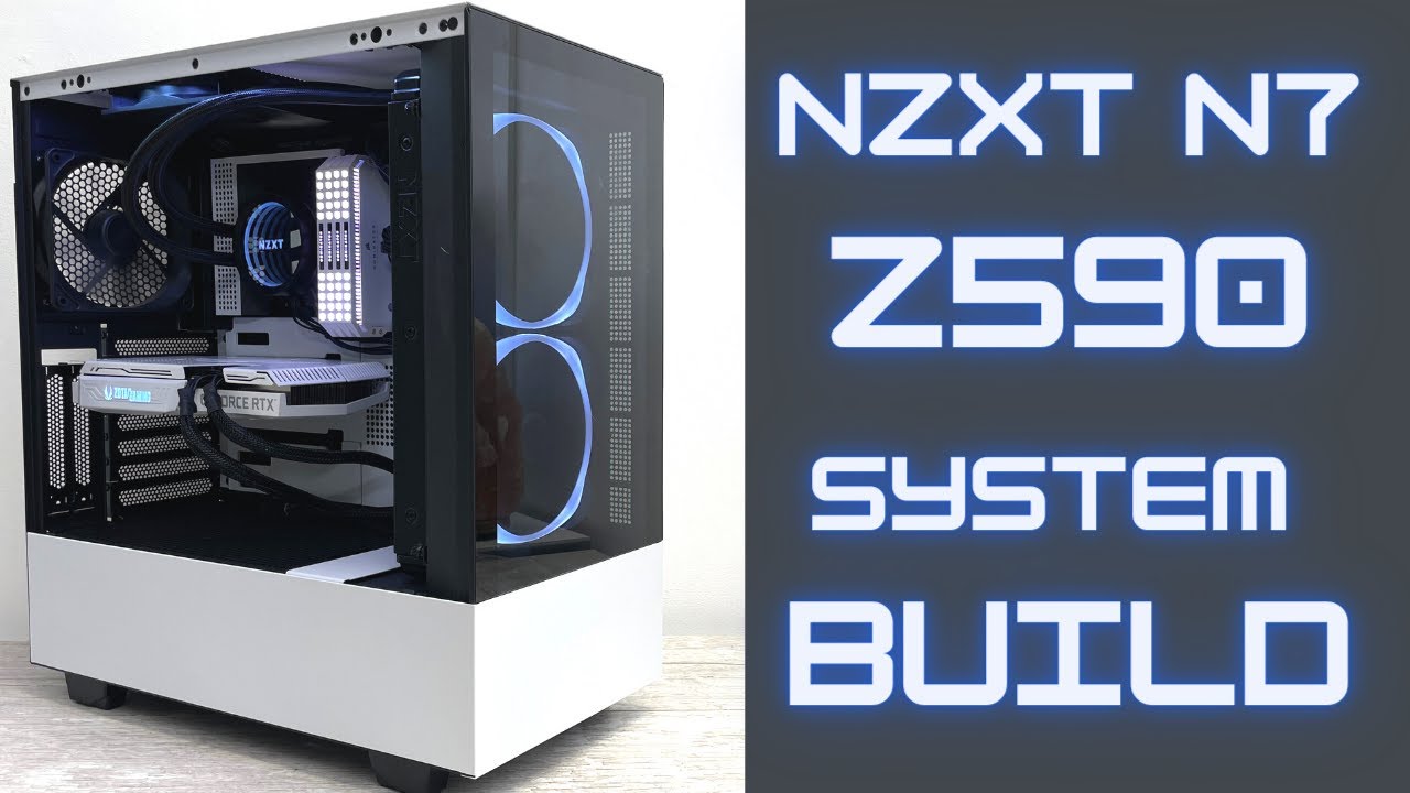 NZXT N7 Z590 motherboard unboxing and RTX 3060 system build