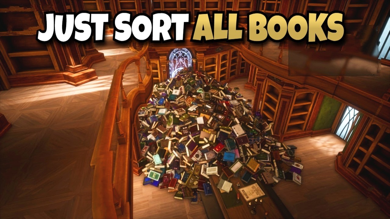 Sorting a Magical Library and It's Oddly Satisfying!
