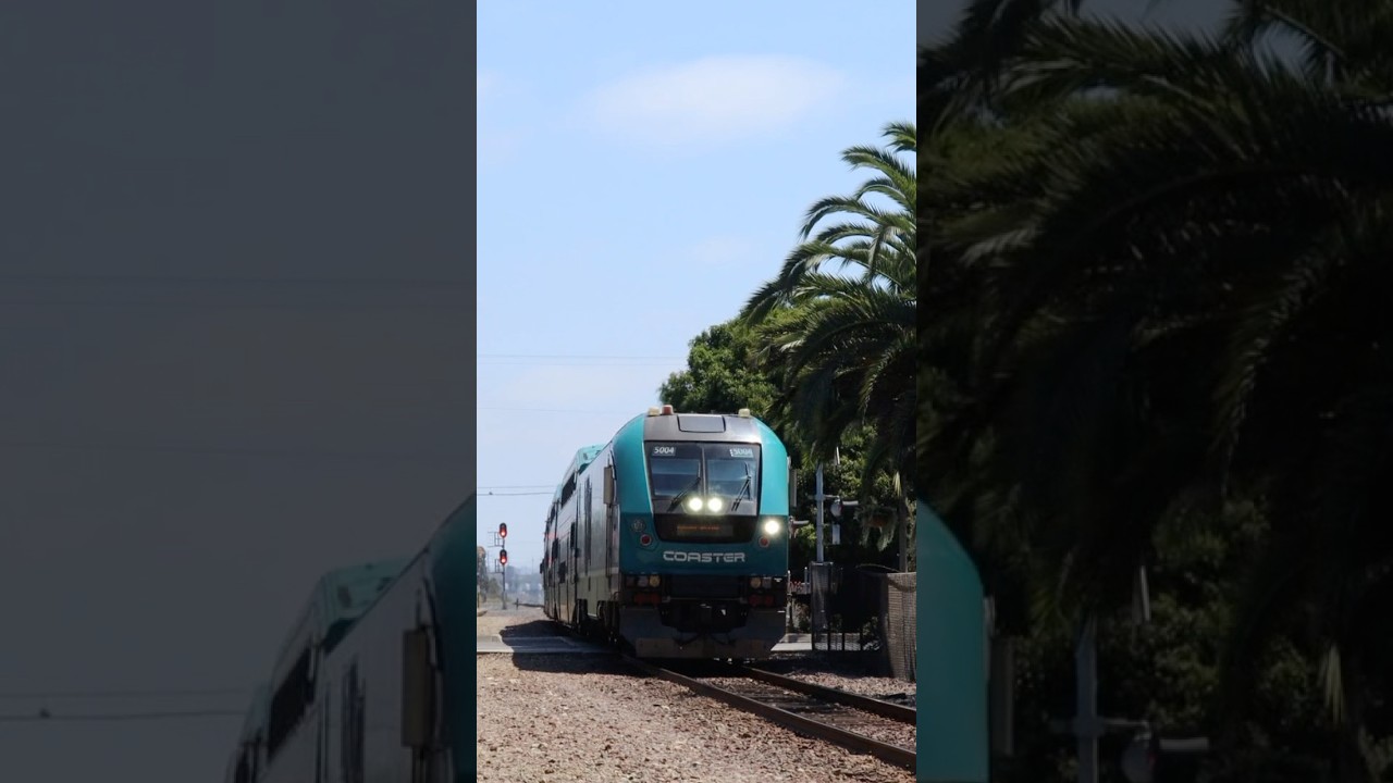 NCTC 5004 leads 675 into Carlsbad Village