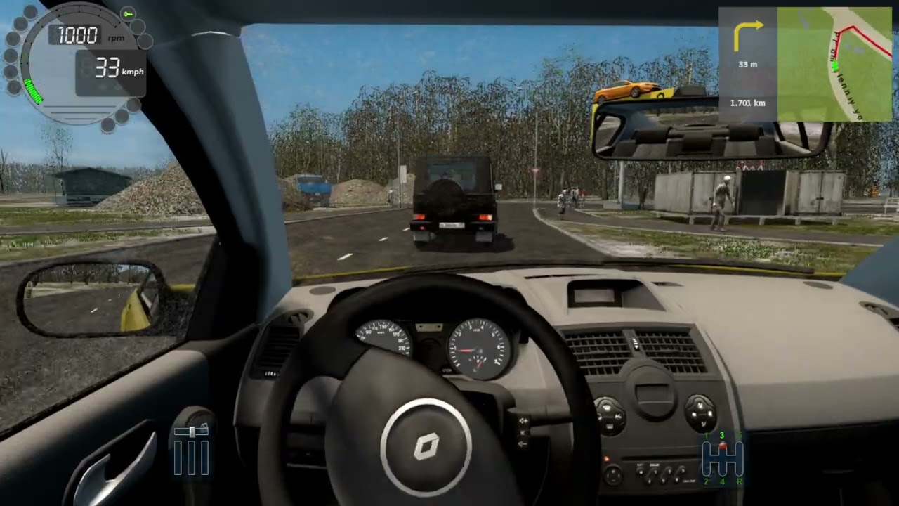 Araba sürüşü.Araba sürme oyunu.Megane2 sürüyorum