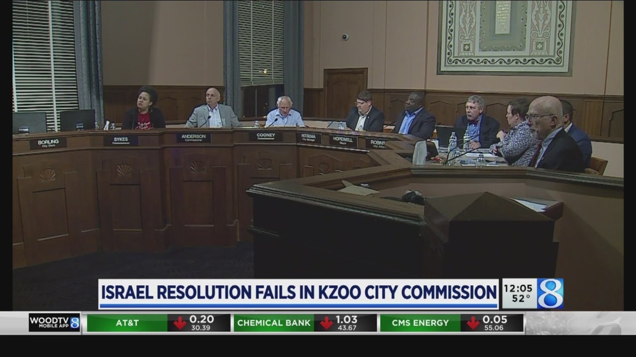 Kalamazoo City Commission votes down Israel resolution