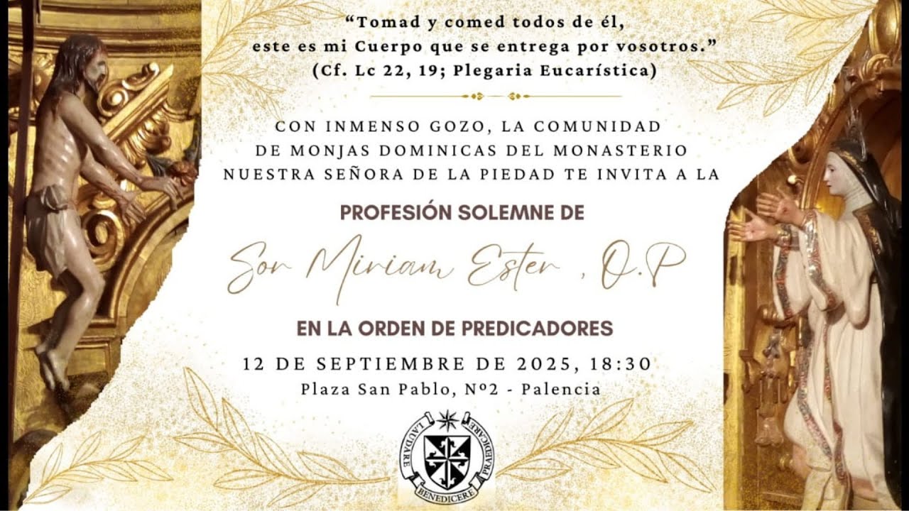 Profesión Solemne de Sor Miriam Ester, OP