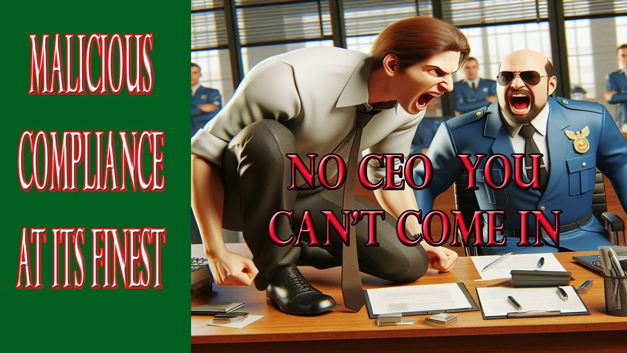Shocking Revelation: Why Security Guard Denied CEO Entry!  Malicious compliance