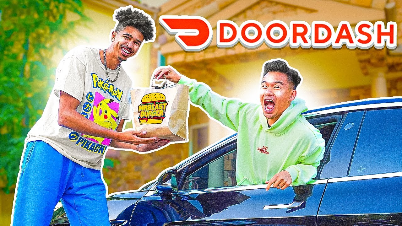 Being 2HYPE's Door Dash food delivery for the day!
