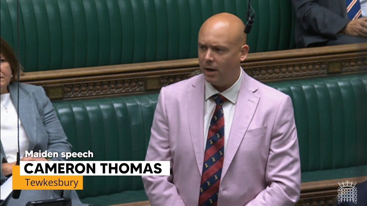Cameron Thomas - Maiden Speech