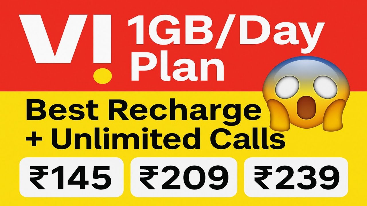 Vi 1GB Per Day Data Plan 2026 | Best Calling & Data Recharge Plans | Vi Latest Plans Explained