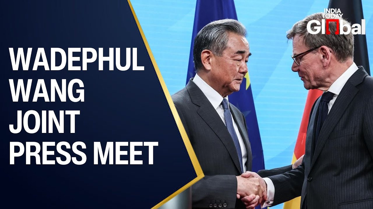 Live: Germany's Johann Wadephul & China's Wang Yi Hold Joint Press Meet in Berlin