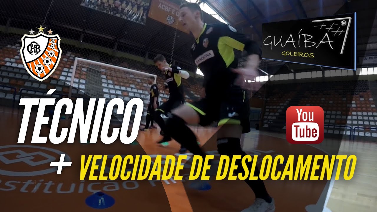 GUAIBA GOLEIROS - Exercícios Técnicos + Velocidade de Deslocamento