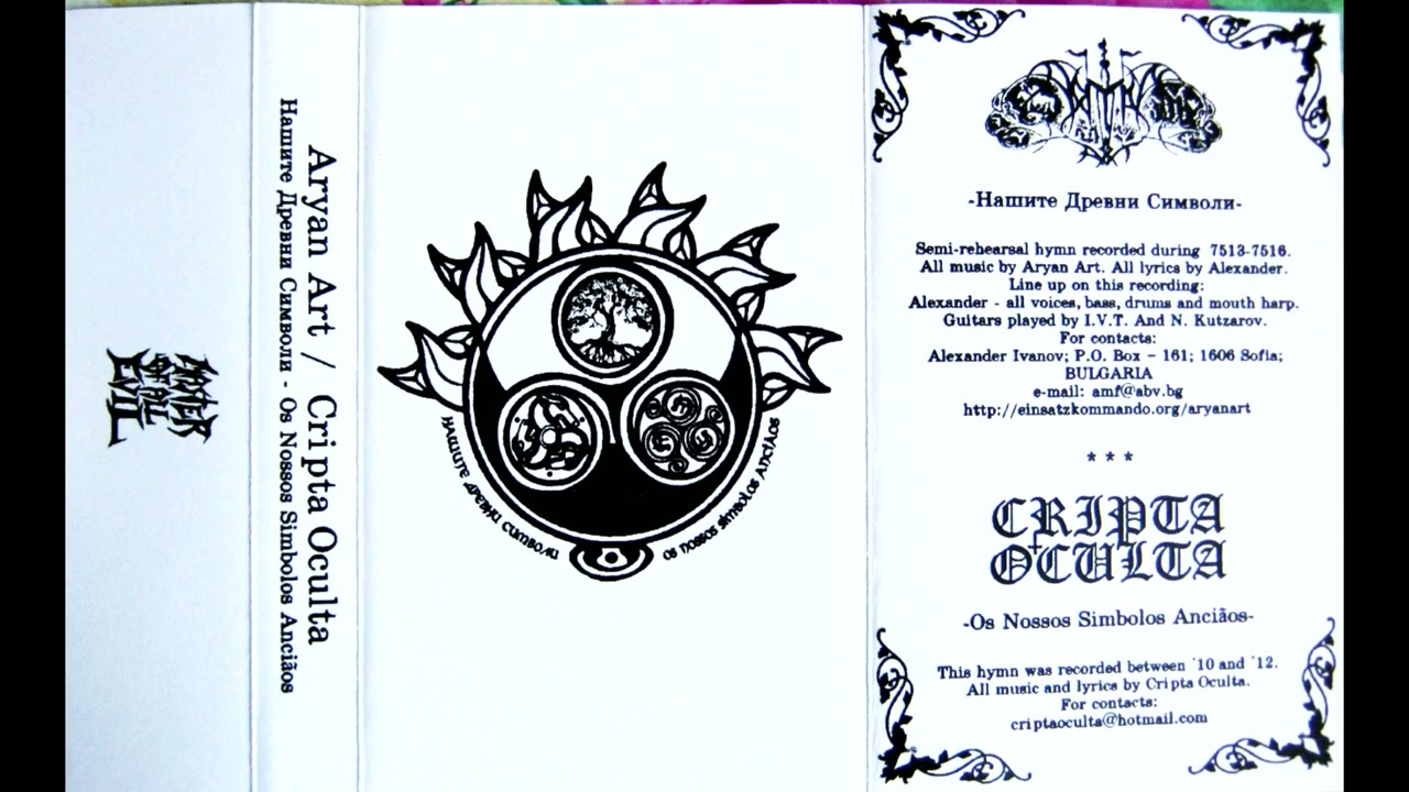 Aryan Art & Cripta Oculta - Os Nossos Símbolos Anciãos (Split) (2012)