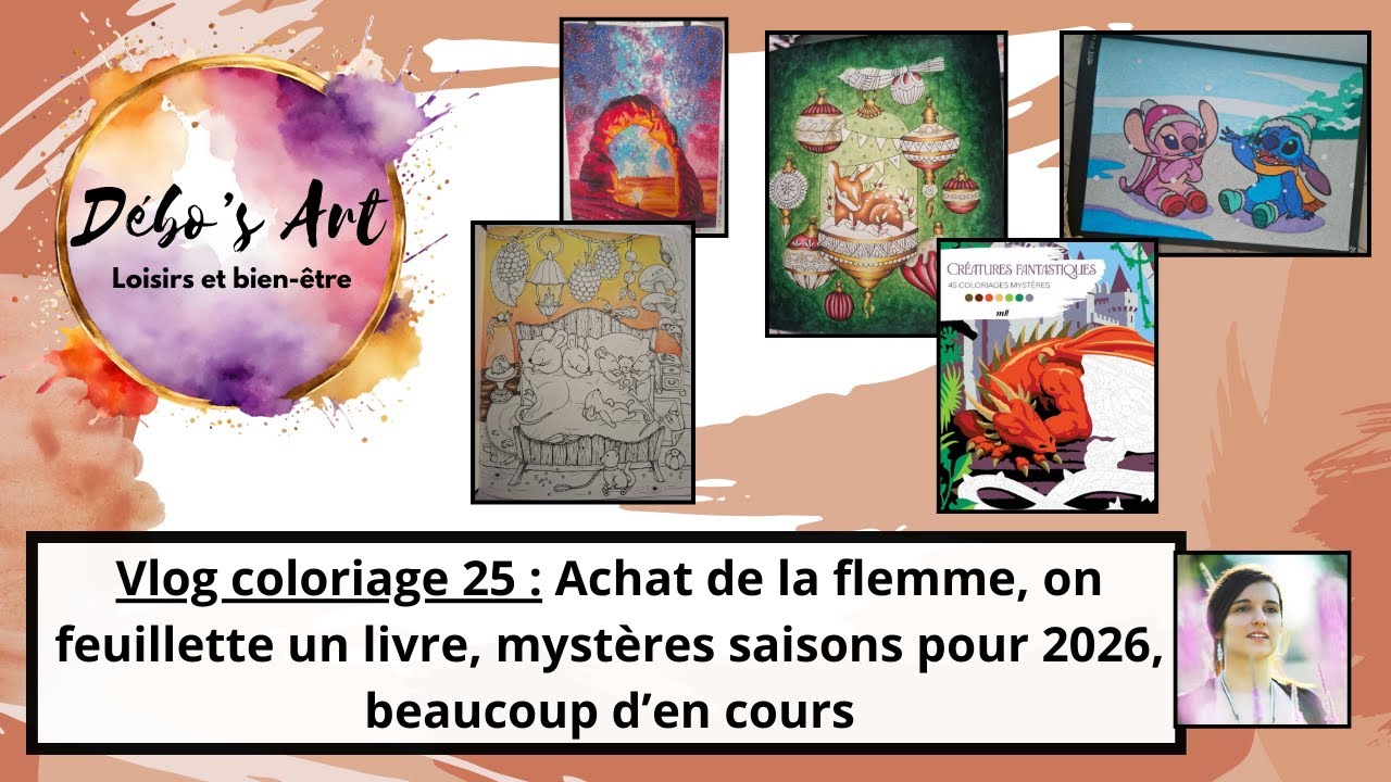 Vlog colo 25 : Achat flemme, feuilletage livre, mystères saisons pour 2026 et beaucoup d'en cours