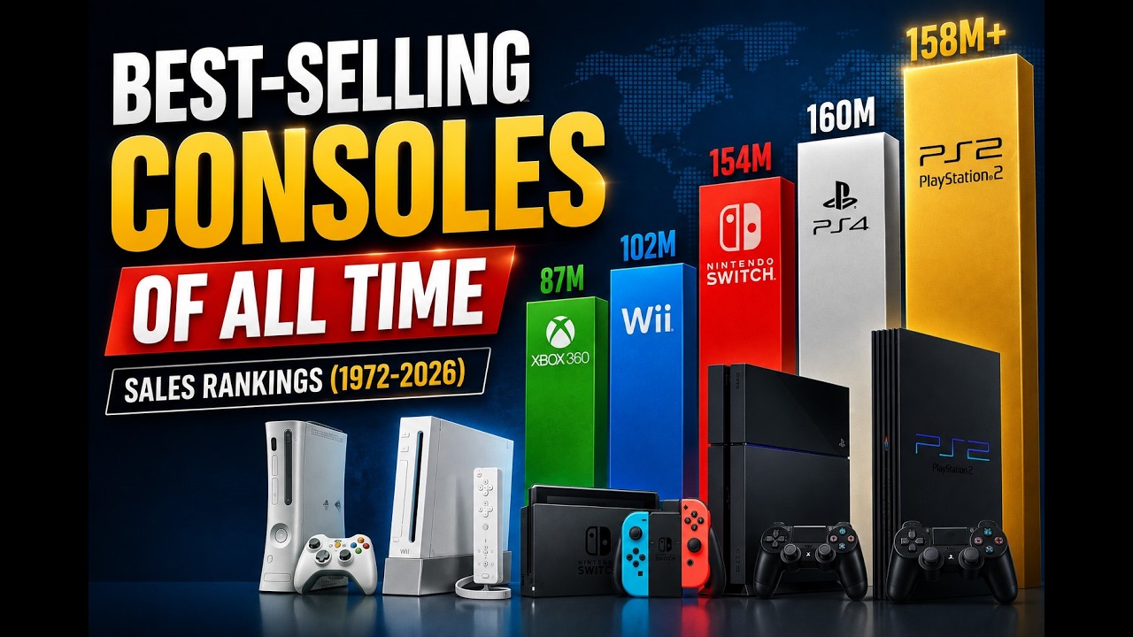 Best-Selling Video Game Consoles of All Time 🎮 | Console Sales Rankings (1972-2026)