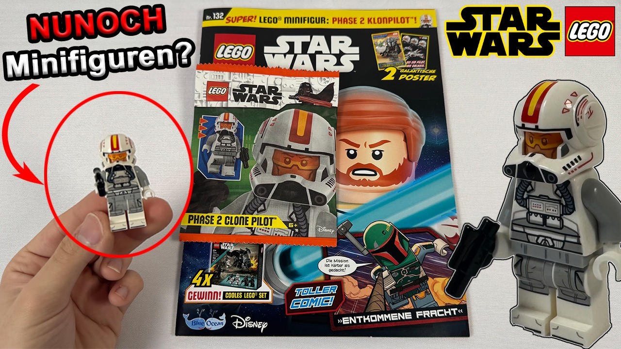 NUNOCH MINIFIGUREN?, mindestens DIESES und NÄCHSTES MAL|LEGO Star Wars Heft Nr.132