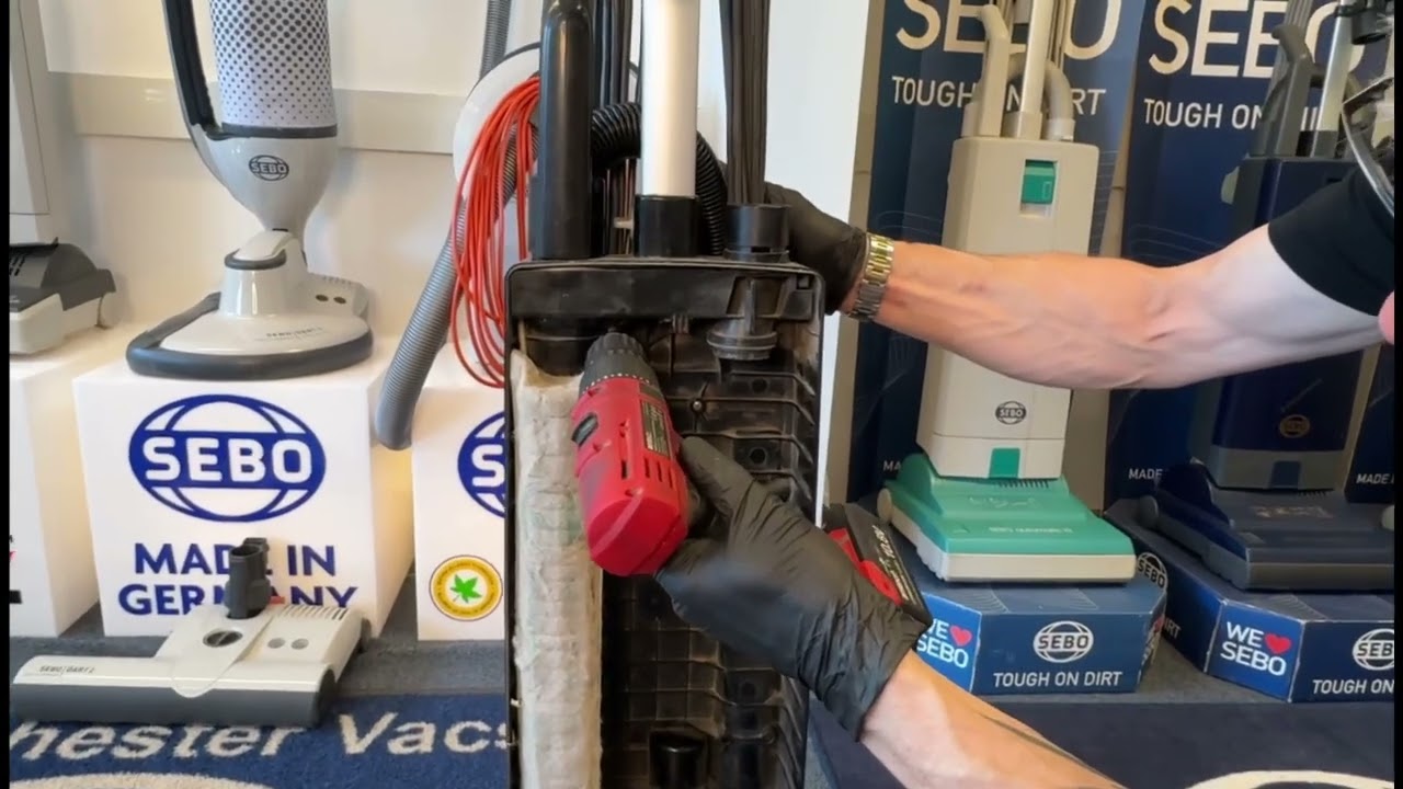 How to Fit a Sebo X1, X4, X7 and XP Foam Inlet Seal - Sebo Vacuum Cleaner Repair Tutorial