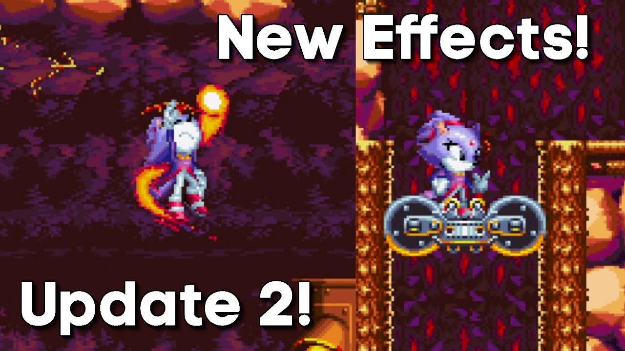 Summon Fire Shield - Blaze Custom Moveset - Update 2 - Sonic Mania Mods
