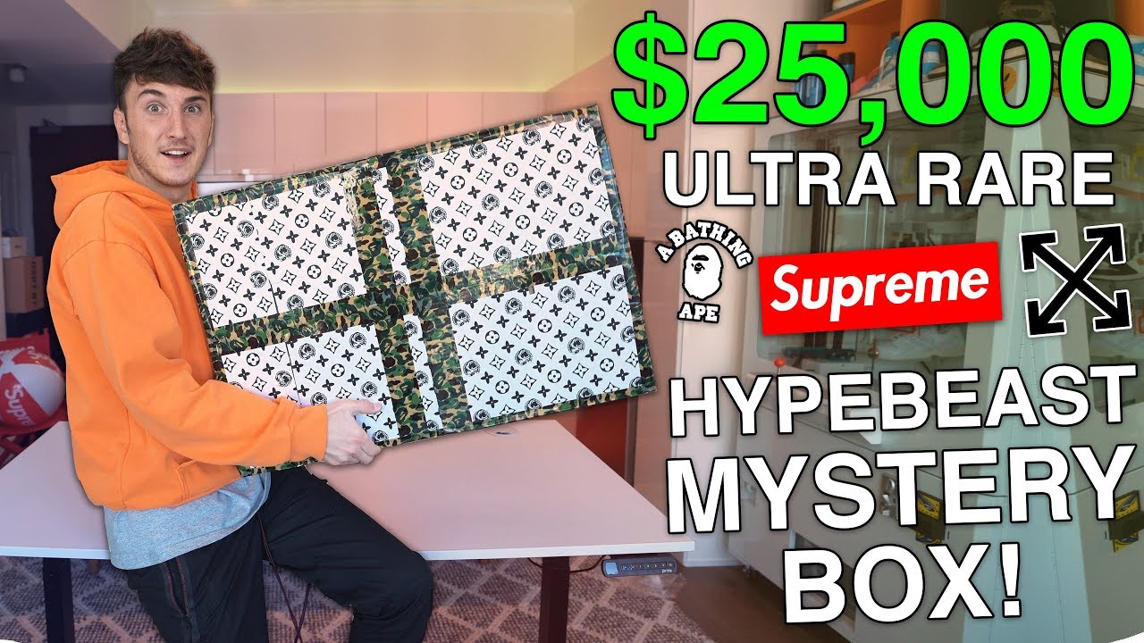 Unboxing A $25,000 ULTRA RARE Hypebeast Mystery Box... (Giveaway!)