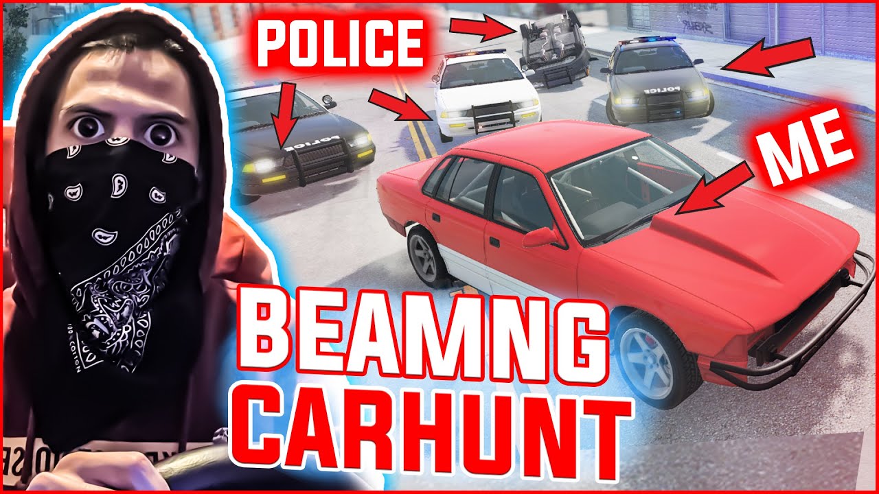 BeamNG Carhunt - Dope VS Police / ბიჭებთან ერთად