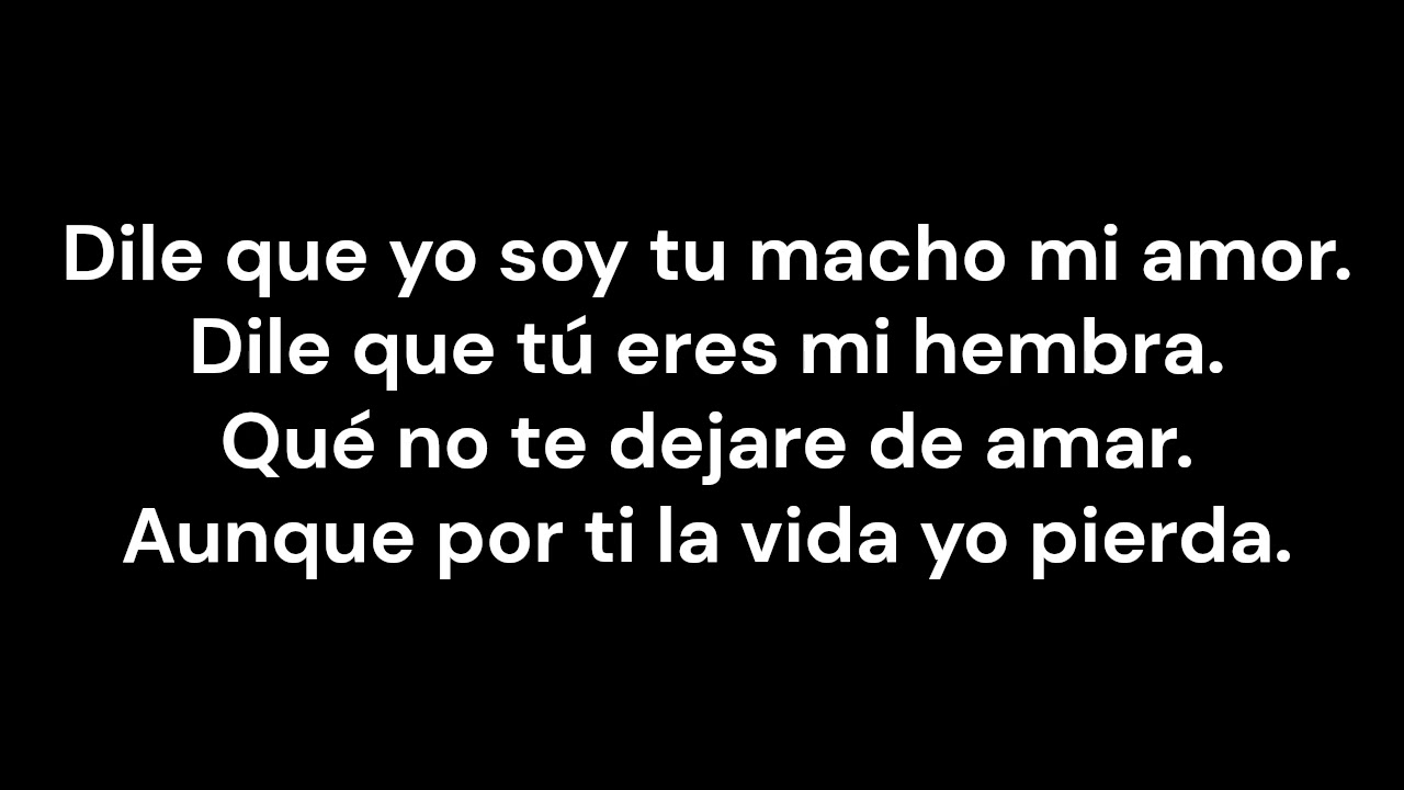 Luisito Muñoz - Tu Eres Mi Hembra (Popular Karaoke)