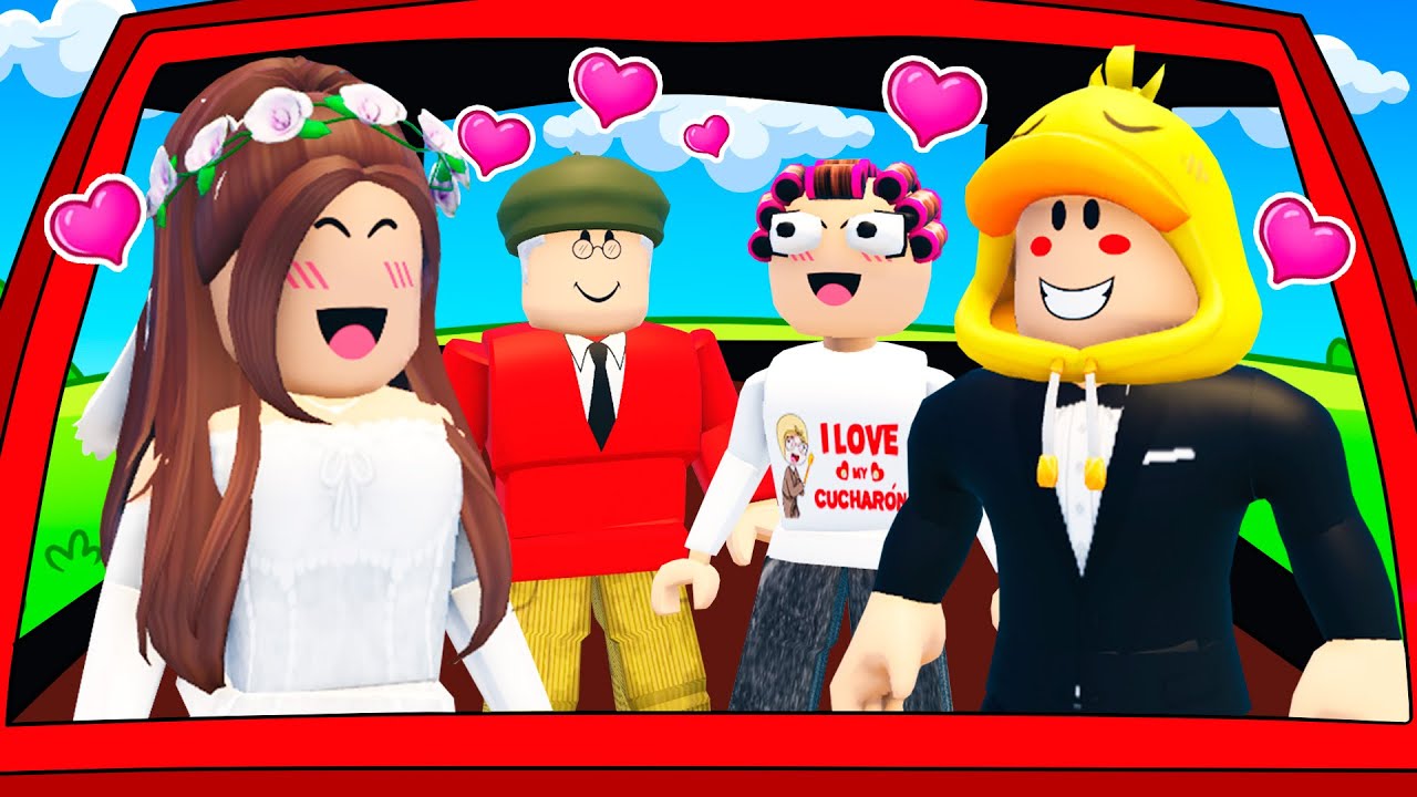 Melina y Pato Loco SE CASAN en UN VIAJE LARGO en Roblox 💍😱